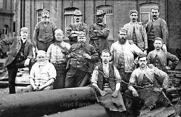 Radcliffe, East Lancashire Paper Mill, The Black gang (1) 1900