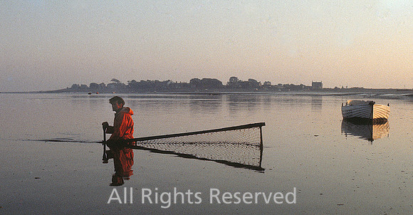 Haaf net fishing for salmon