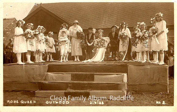 Rose Queen Outwood 1923 post card