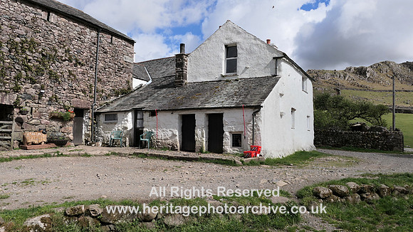 HRS 11456 Eskdale,  Boot, Gillbank farm, bank barn and farmhouse DSW