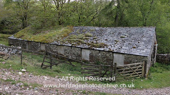 HRS 11507 Eskdale, Boot, Gillbank woollen mill - probably fulling mill with waterwheel