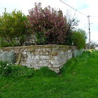 HRS 8967 Langwathby, dry stone wall to house garden L1150263