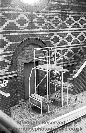 HRS 3117 Radcliffe Swimming baths,  diving board late 1960s