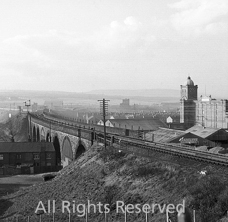 HRS 3091 Radcliffe viaduct and Wilton Mill 1960s