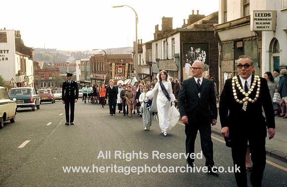 HRS 3187 Radcliffe, Rush-bearing Mayor Counc Tom Jackson 1974