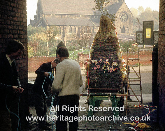 HRS 3188 Radcliffe, Rushcart is prepared 1974
