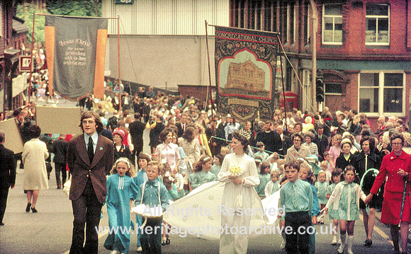 HRS 3192 Radcliffe Whit Walks, Congregational Church 1970s