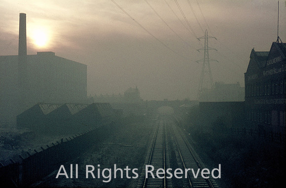 HRS 3201 Radcliffe, Black Lane Mill and Station 1970