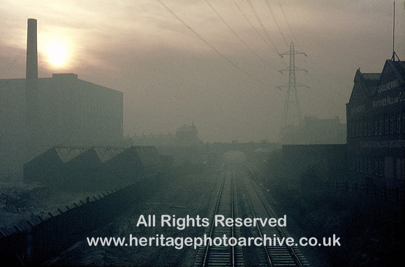HRS 3201 Radcliffe, Black Lane Mill and Station 1970