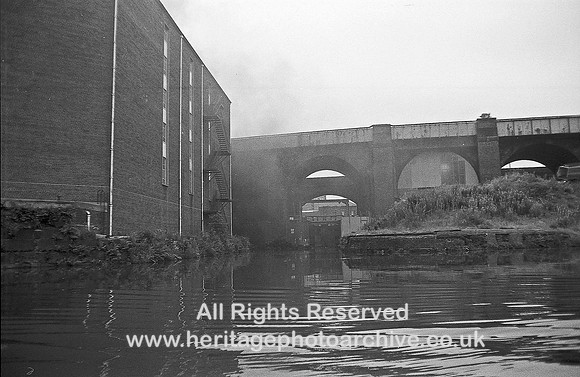 HRS 3780 Manchester, Hulme locks from Irwell c1970s
