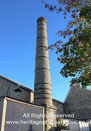 HRS 3800 Lancaster Canal, Circular mill chimney Gilkes and Co