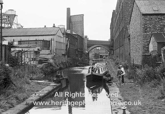 HRS 3863 Rochdale Canal, above Castlefield Basin 1980