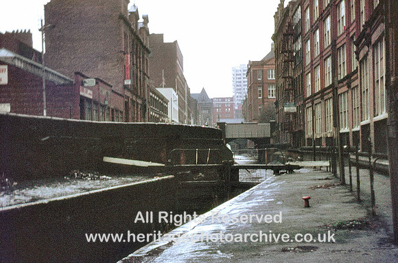 HRS 3867 Rochdale Canal, Canal St, Manchester 1973