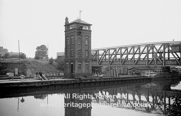 HRS 3844 Manchester Ship Canal and Barton swing aqueduct 1970s