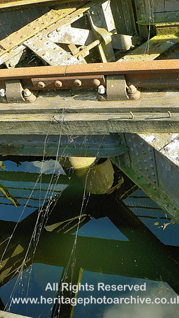 HRS 3881 Ulverston Canal, sliding railway bridge mechanism 2011