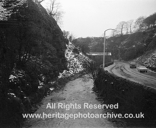 HRS 3933 River Irwell, The Thrutch snow c1970