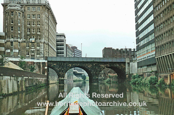 HRS 3936 Irwell, Blackfriar's Bridge arches c 1980