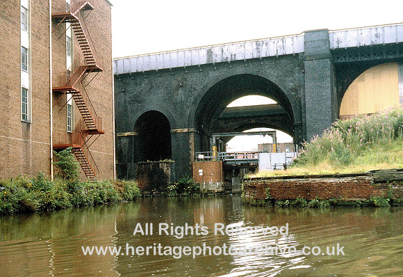 HRS 3941 Irwell, Hulme Locks from river c1980