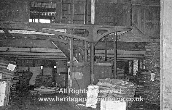 HRS 3967 Lever Bank Bleachworks, Warehouse interior