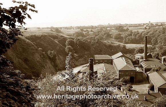 HRS 739 Lever Bank bleachwks Little Lever looking North 1960s