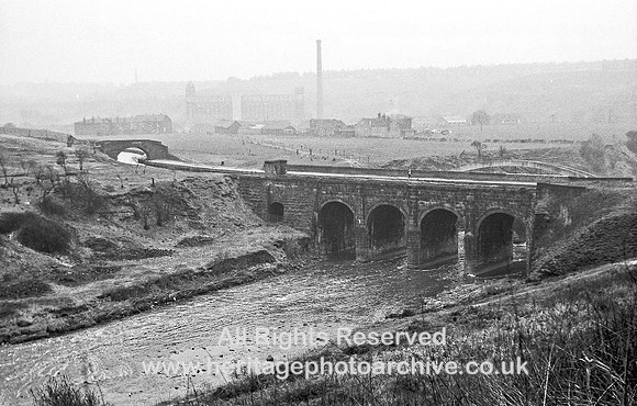 HRS 3978 MBBC Prestolee aqueduct, bridge Seddons Fold c1970