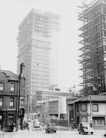 Manchester, CIS Tower underconstruction 1961