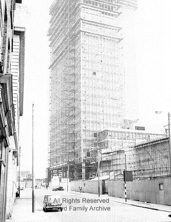 Manchester, CIS Tower underconstruction 1961