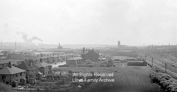 Radcliffe, View westward 1953