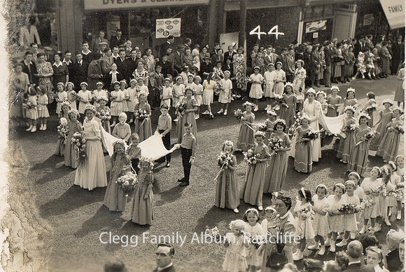Rose Queen procession, Radcliffe