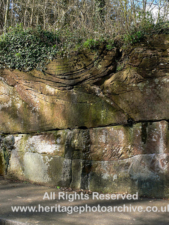 HRS 3281 Triassic, Chester, Eccleston, Fluvial channels in sandstone