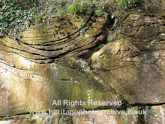 HRS 3282 Triassic, Chester, Eccleston, Fluvial channels in the Triassic sandstone