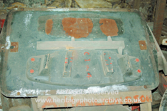 HRS 3492 Brymbo Steel Works, Pattern-shop, pattern March 2005