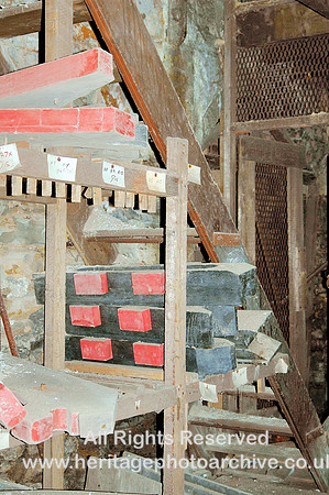 HRS 3491 Brymbo Steel Works, Pattern-shop, loft staircase 2005