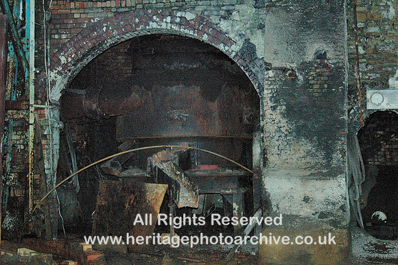 HRS 3499 Brymbo Steel Works, Furnace hearth March 2005
