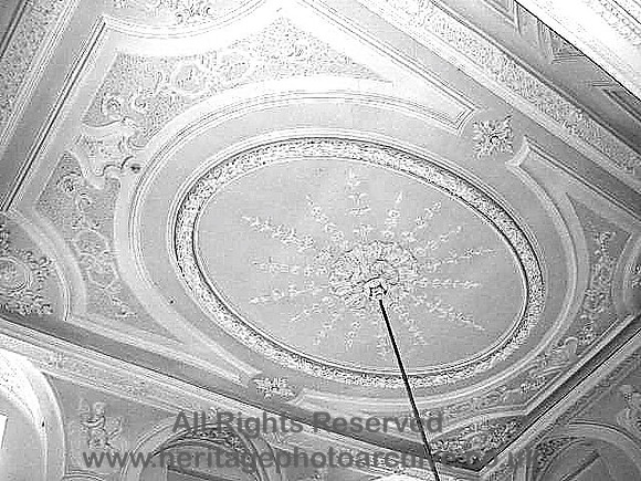 HRS 3612 Burnley, Towneley Hall, Ceiling entrance hall