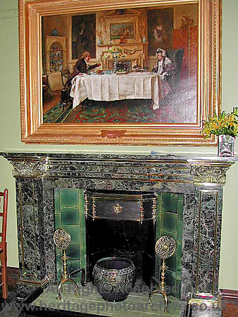 HRS 3613 Burnley, Towneley Hall, fireplace
