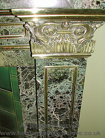 HRS 3614 Burnley, Towneley Hall, Fireplace detail
