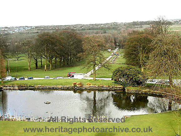 HRS 3622 Burnley, Towneley Hall, East view from Long Gallery