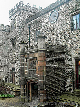 HRS 3623 Towneley Hall, Main entrance to house