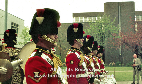 HRS 3671 Bury, Royal Reg Fusiliers Freedom of town 1970s