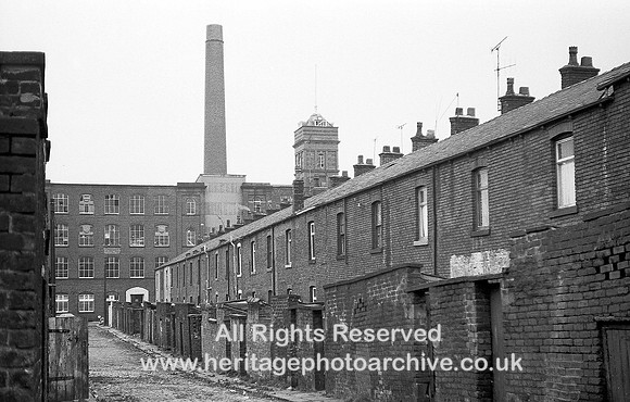 HRS 3641 Bury, Cotton Mill near Bury Bridge c1974