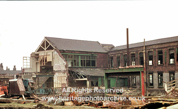 HRS 3642 Bury, Fairfield Mill 1972