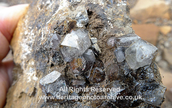 HRS 6814 Quartz cystals, Nenthead
