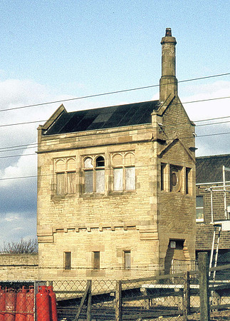 HRS 3672 Carnforth, Furness Railway signal box April 1983