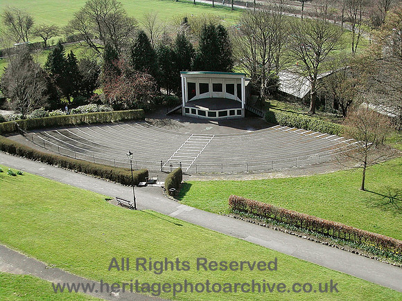 HRS 3696 Clitheroe Castle, bandstand 2004