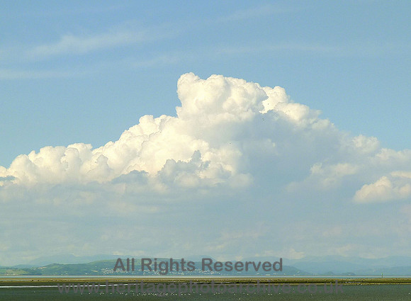 HRS 3706 Weather, Rising cloud over Lakes from Heysham 2011