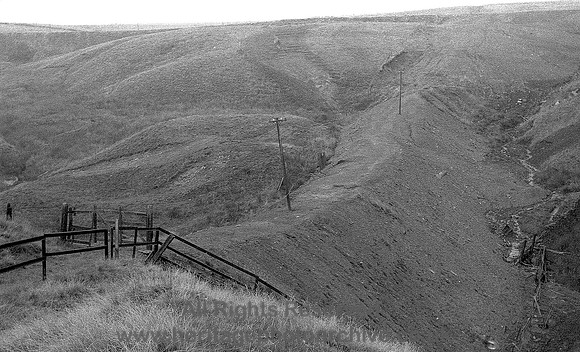 HRS 4073 Weir area, nr Deerplay, old colliery tramway route 1970s