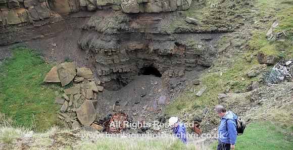 HRS 4076 Facit quarry,  underground stone quarry entrance