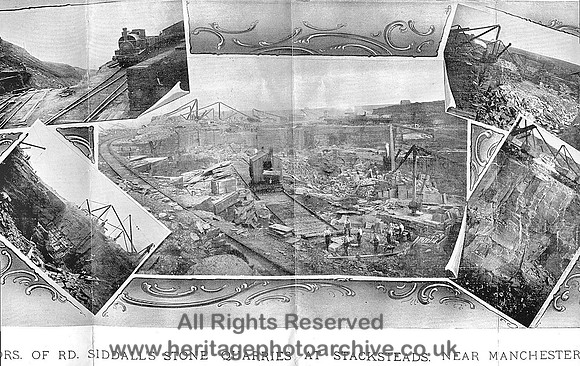 HRS 4078 Stacksteads quarry montage c1920