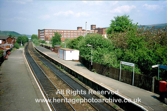 HRS 4111 Shaw, railway station and mills 1995